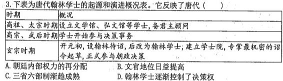 2023年湖南省五市十校高三年级3月联考政治y