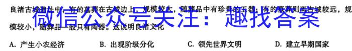 炎德英才大联考 湖南师大附中2023届高三月考试卷(七)7历史