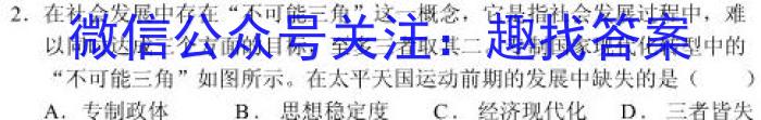 炎德英才大联考 长郡中学2023年高二寒假作业检测试卷历史