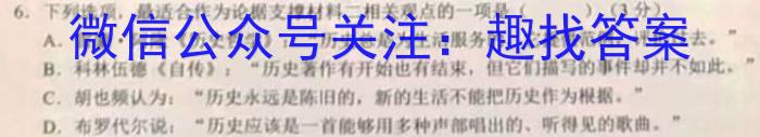 江苏省宿迁市泗阳县2023年初中学业水平第一次模拟测试语文