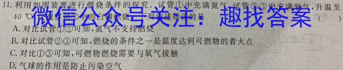 河北省2023年滦洲市九年级摸底考试化学