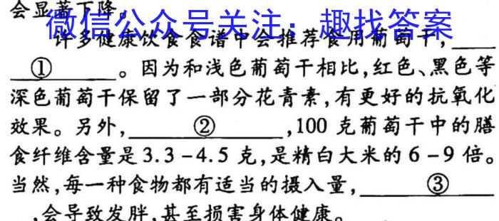 云南省红河州2023届高中毕业生第二次复习统一检测语文