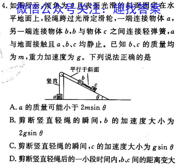 安徽省六安市2023届九年级第一学期期末质量监测f物理