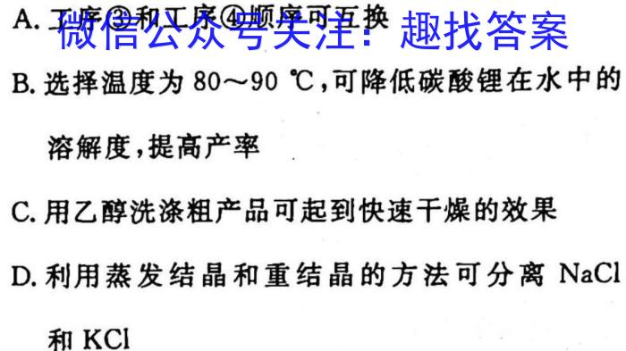 安徽省六安市2025届七年级第一学期期末质量监测化学