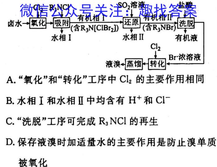 天一大联考 河南省2022-2023九年级学业水平诊断(一)化学