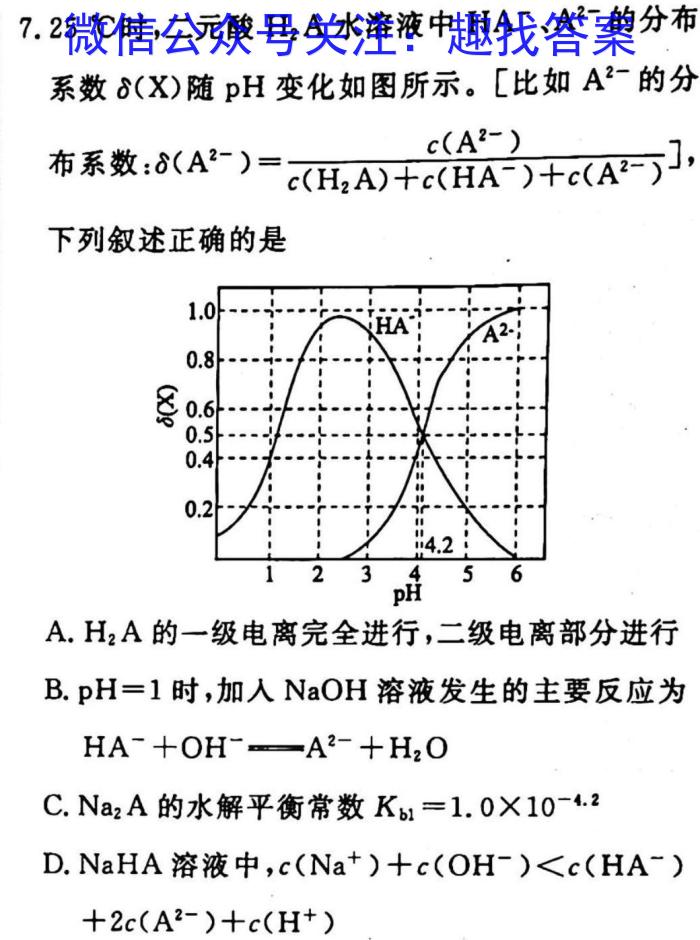 【凉山二诊】凉山州2023届高中毕业班第二次诊断性检测化学