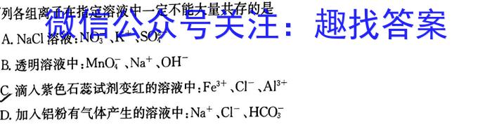 河北省2023届九年级结课质量评估（23-CZ136c）化学