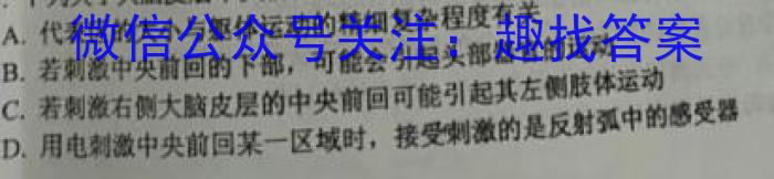 中考必刷卷·安徽省2023年安徽中考第一轮复习卷(二)2生物