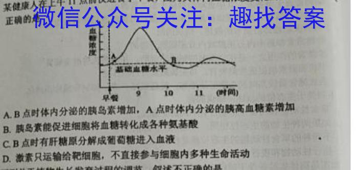 2023年普通高等学校招生全国统一考试 23(新教材)·JJ·YTCT 金卷·押题猜题(四)4生物