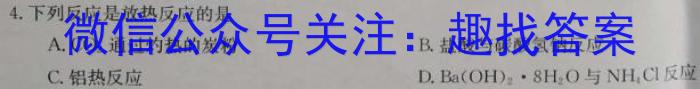 江西省2023届九年级下学期第一次联考化学