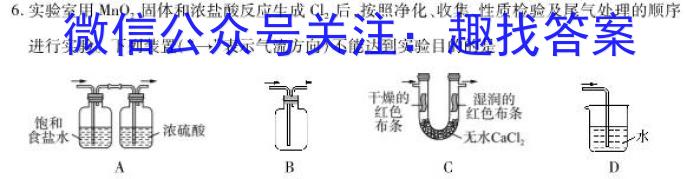 中考必刷卷·2023年名校内部卷二(试题卷)化学