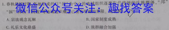 广东省揭阳市惠来县2023届九年级第一学期期末质量检测历史试卷