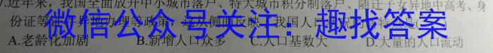 中考必刷卷·安徽省2023年安徽中考第一轮复习卷(九)9l地理