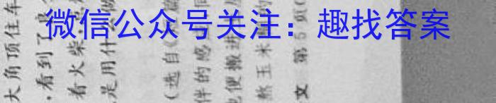 中考仿真卷2023年山西省初中学业水平考试(四)语文