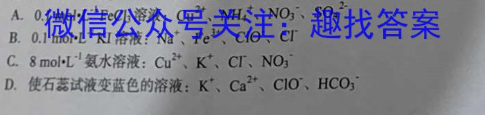 2023衡水金卷先享题信息卷新高考新教材(一)化学