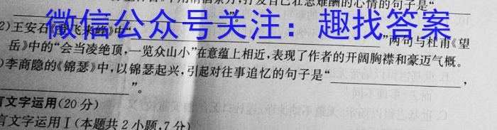 安徽省2023年最新中考模拟示范卷（三）语文