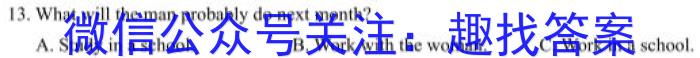 湖北省2022-2023学年九年级上学期期末质量检测英语