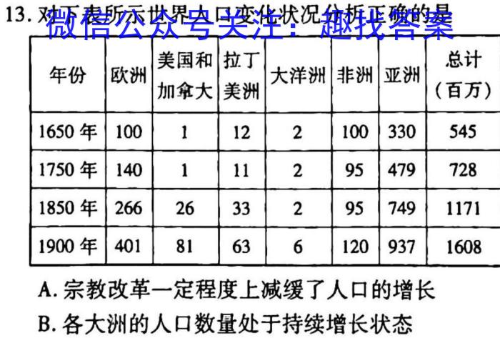 江西省2024~2023学年度七年级下学期阶段评估(一) 5L R-JX&政治