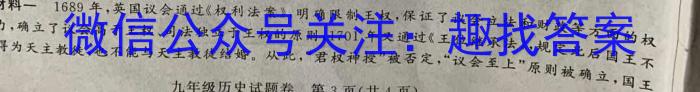 2023湖南长沙四县市高三3月联考历史