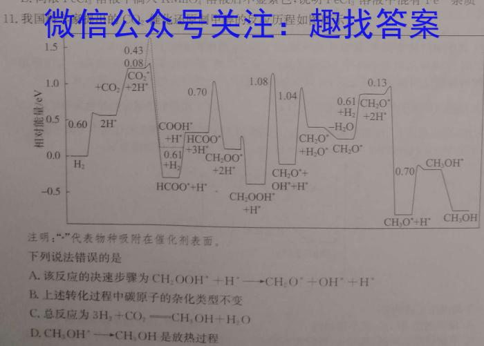 天一大联考 2022-2023学年高中毕业班阶段性测试(五)5化学