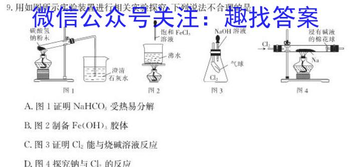 安师联盟2023年中考权威预测模拟考试（一）化学