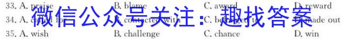 2023年陕西省初中学业水平考试·全真模拟卷（一）B版英语