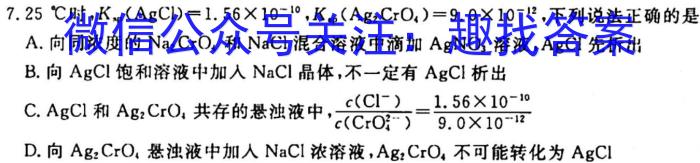 2024~2023学年核心突破QG(二十)20化学