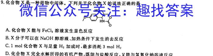 2023年全国高考名校名师联席命制押题卷（四）化学