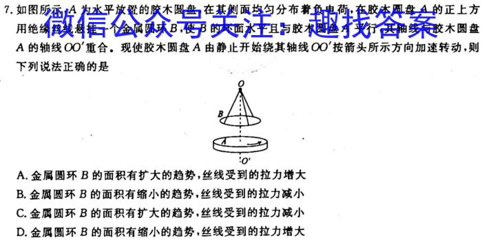 2023四川成都石室中学二诊模拟物理`