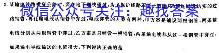 江西省2023届九年级考前适应性评估（一）（6LR）q物理