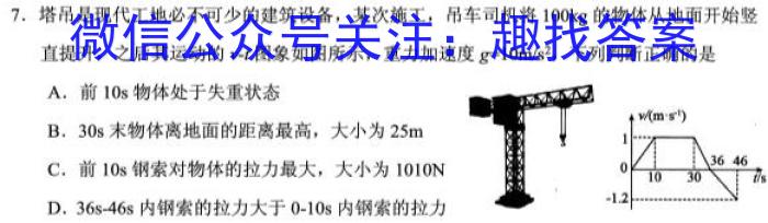 ［天一大联考］2023届海南高三年级3月联考q物理