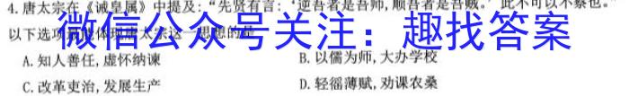 2022~2023学年度下学期创新联盟高一年级第一次联考(23-325A)历史