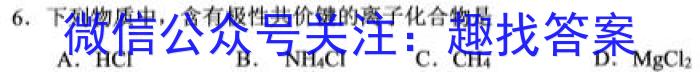 2023年银川一中、昆明一中高三联合考试一模(3月)化学