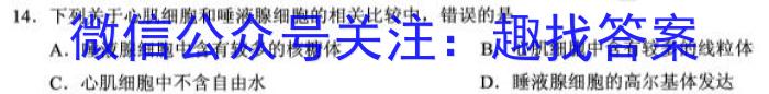 2023江门一模高三3月联考生物