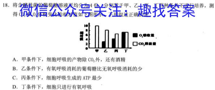 安徽省2025届同步达标自主练习·七年级第五次考试生物