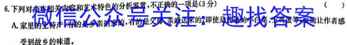 石室金匮2023届高考专家联测卷(四)4语文