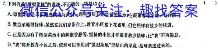 2023届河北省石家庄市高三年级第二次质量检测语文