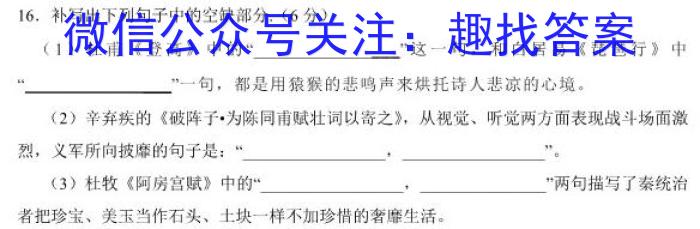 2023年中考密卷·先享模拟卷(一)(二)语文