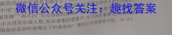 中考必刷卷·安徽省2023年安徽中考第一轮复习卷(五)5语文