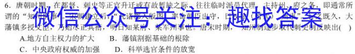［河南］2024-2023年度高二年级下学年创新发展联盟第一次联考（23-333B）历史