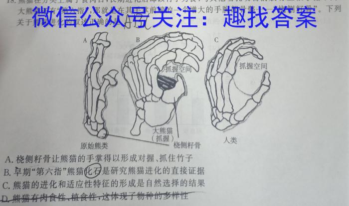 华夏鑫榜2023年全国联考精选卷(六)6生物