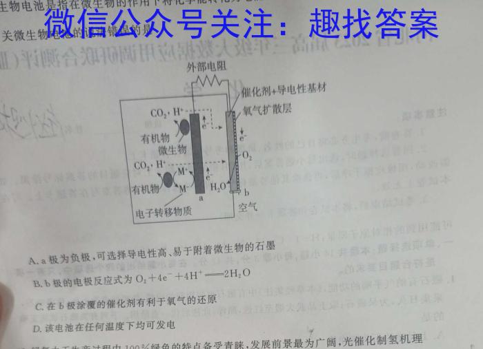 内蒙古2023届下学期高三大联考(3月)化学