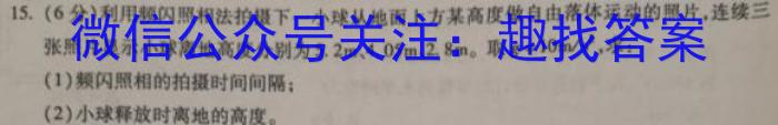 皖智教育 安徽第一卷·2023年中考安徽名校大联考试卷(三)3q物理