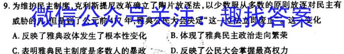 学科网2023年高三2月大联考考后强化卷(全国甲/乙卷)历史