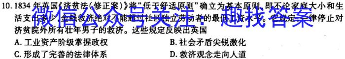 2023衡水金卷先享题信息卷新高考新教材(二)历史