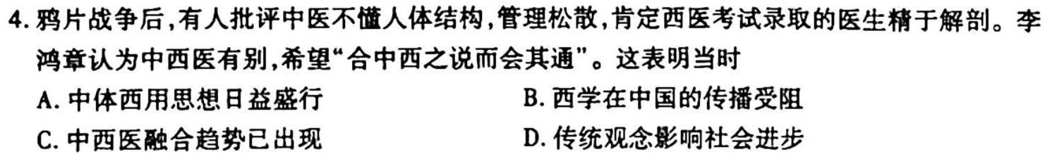 2023年河南省普通高中毕业班高考适应性测试政治y