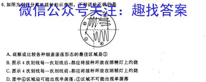 2023内蒙古学业水平考试生物