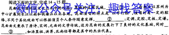 安徽省2023届九年级联盟考试（23-CZ124c）语文