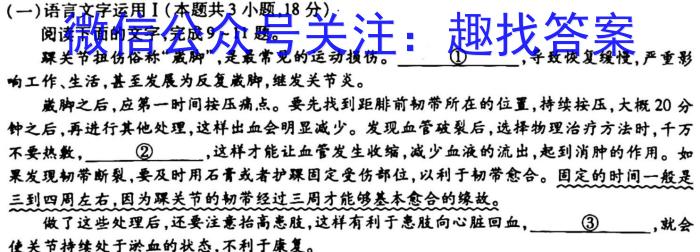 2022-2023学年陕西省七八九年级期末质量监测(23-CZ53a)语文