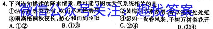 江西省2023届九年级江西中考总复习模拟卷（二）s地理